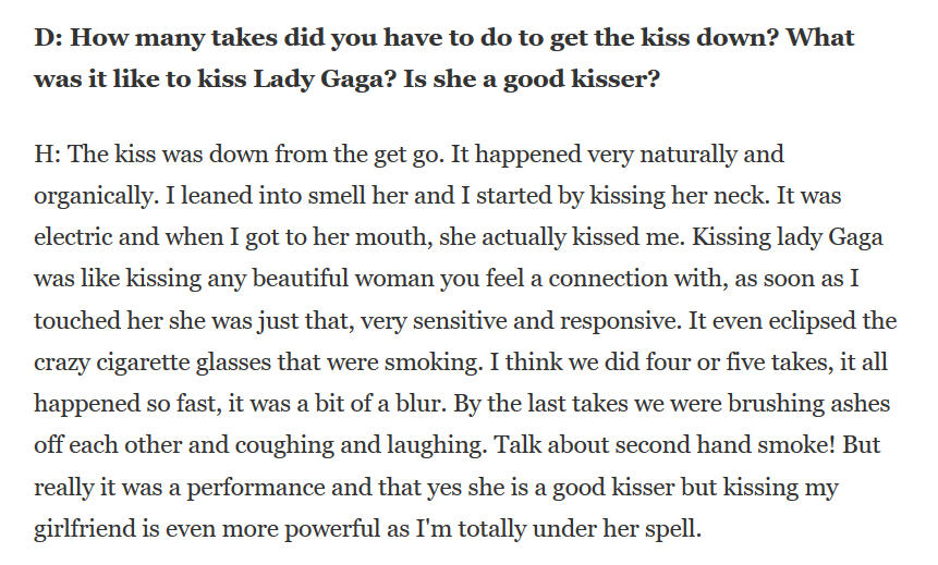 Screenshot from Gawker Interview
