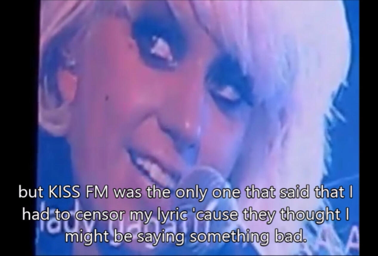 Screenshot of the Wango Tango video