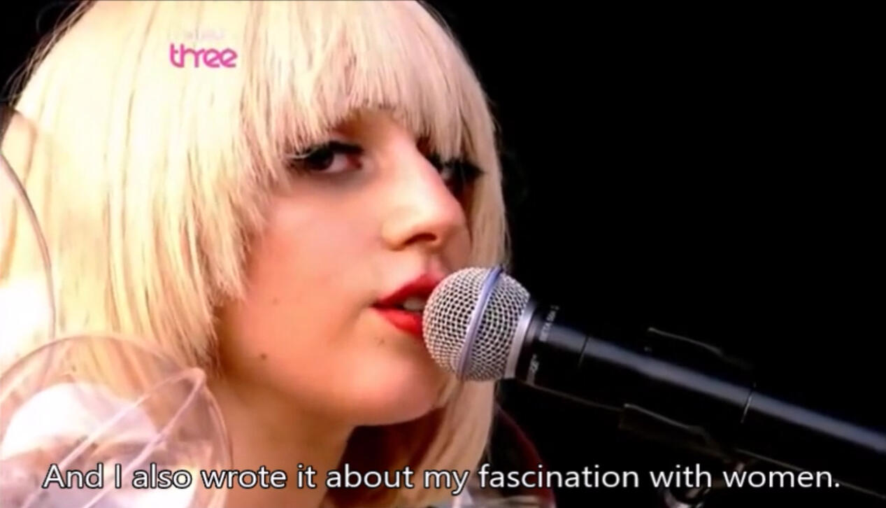 Screeenshot from video of Glastonbury