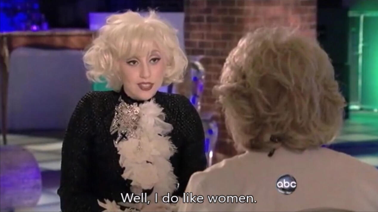 Screenshot of Barbara Walters video