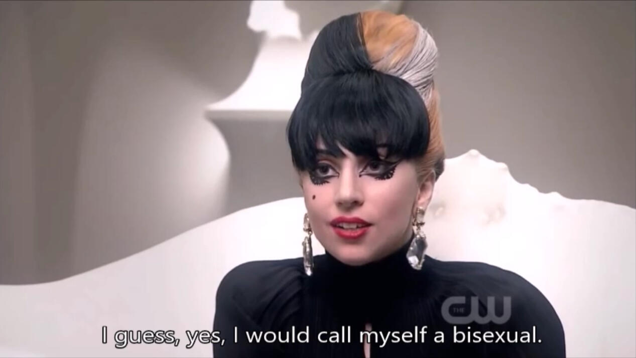 Screencap of the Gaultier video