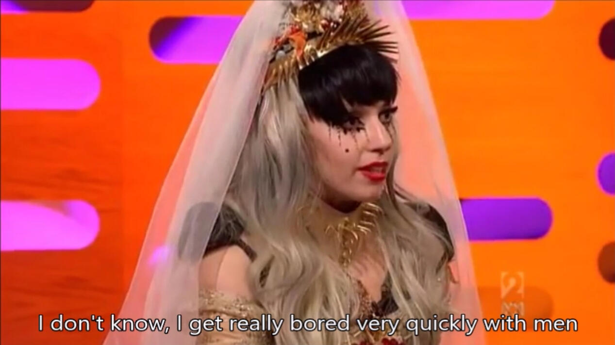 Screenshot of the Graham Norton video