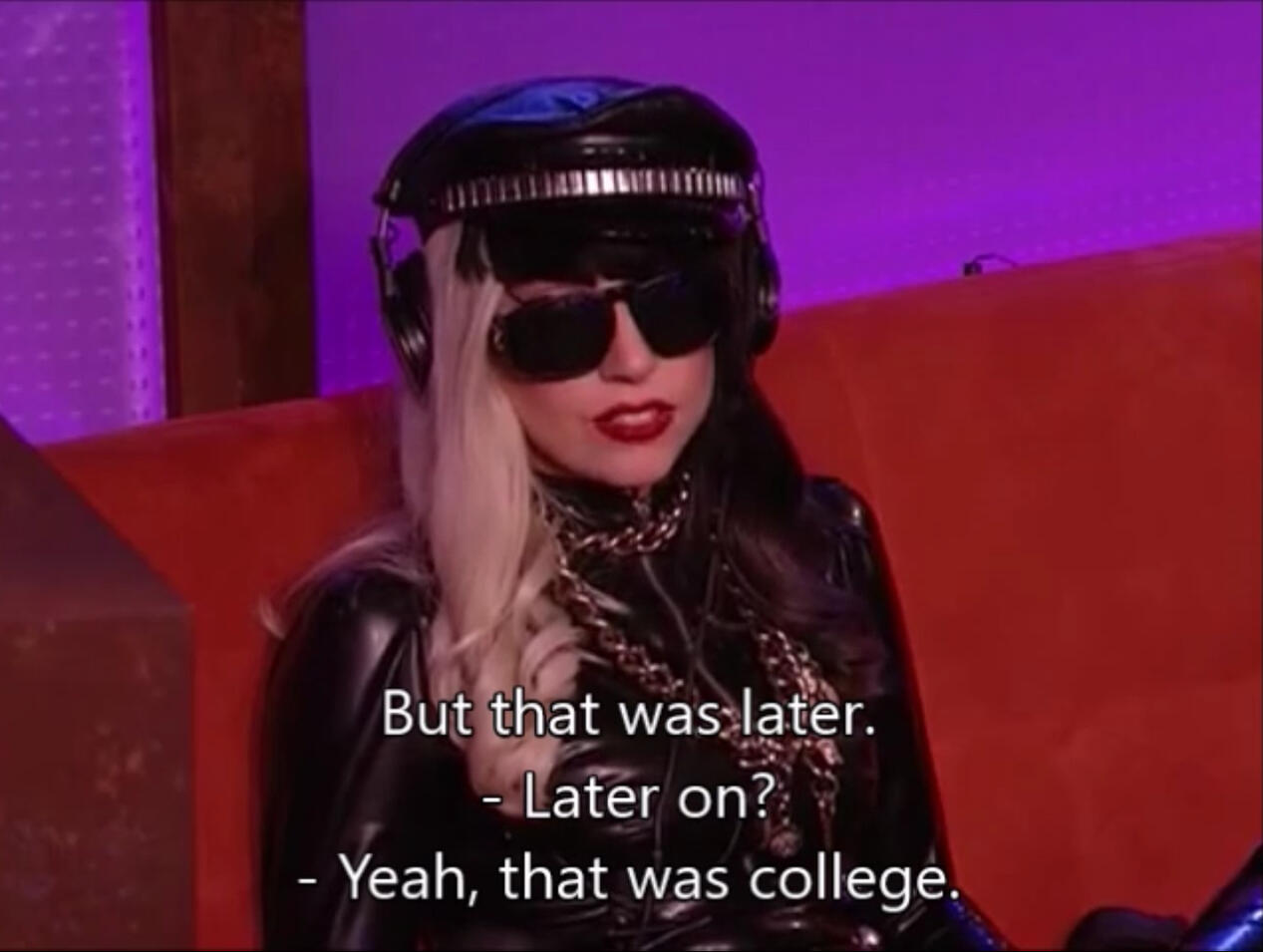 Screenshot of the Howard Stern video