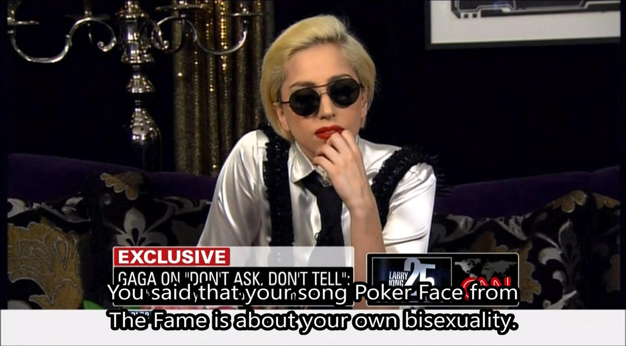 Screencap of Larry King video