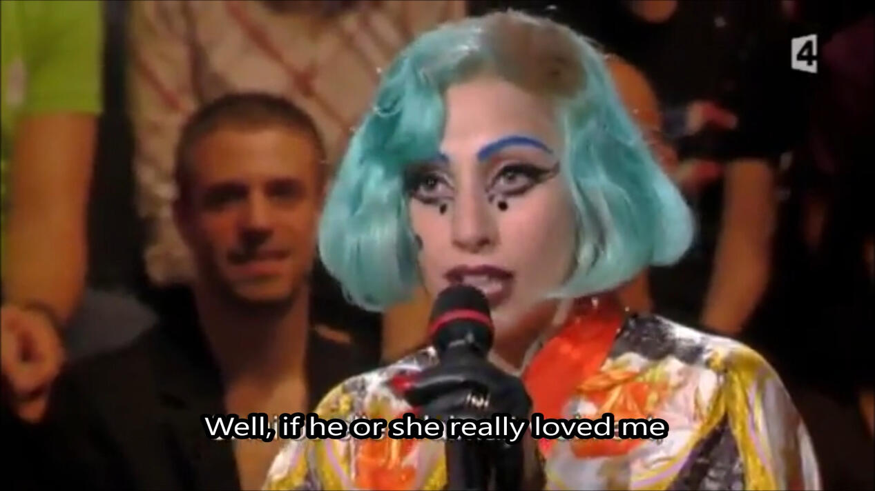 Screencap of Taratata video