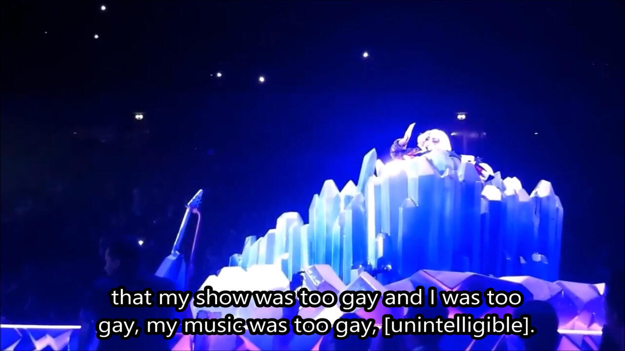 Screencap of artRAVE Manchester video