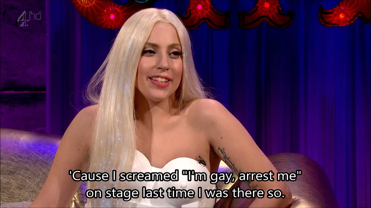 Screencap of Alan Carr video