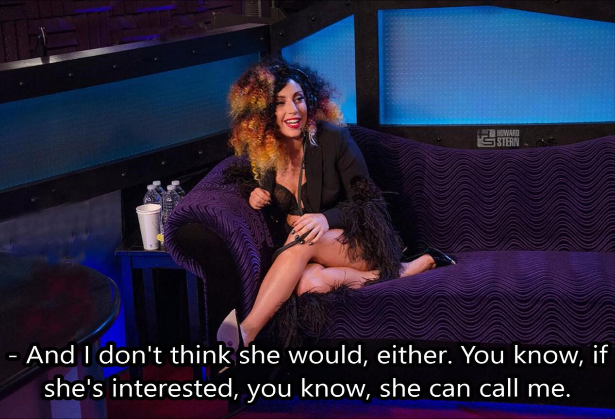 Screencap of Howard Stern video