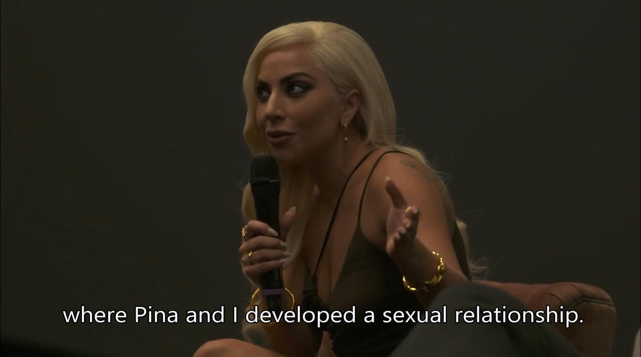 Screencap House of Gucci UK Cast Conversation video